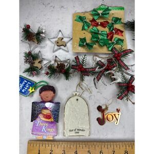 Christmas‎ Ornament Lot Joy Nativity Peppermint Parlor St Jude Reindeer Stars